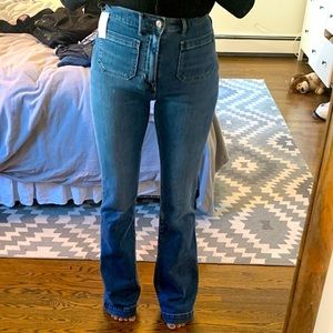 Gap vintage inspired flares size 25T 0T NWT